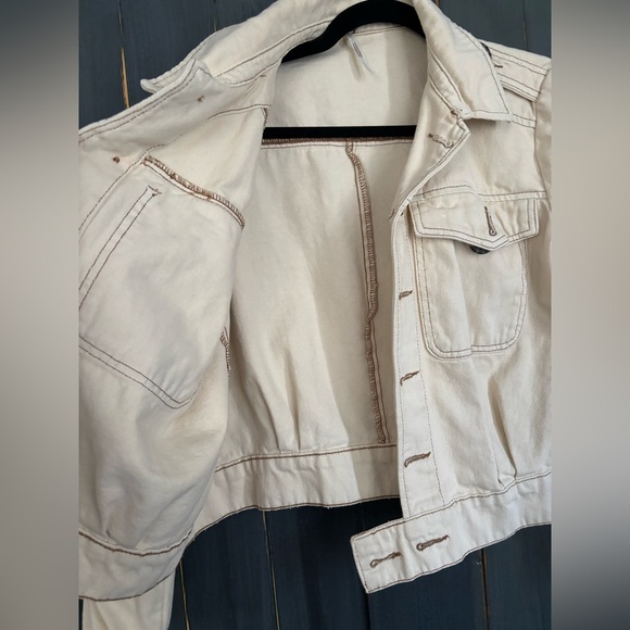 Free People Off-White Eisenhower Jacket sz S - Picture 7 of 12